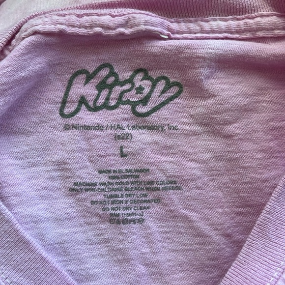 licensed graphic printed kirby tshirt - Picture 4 of 5